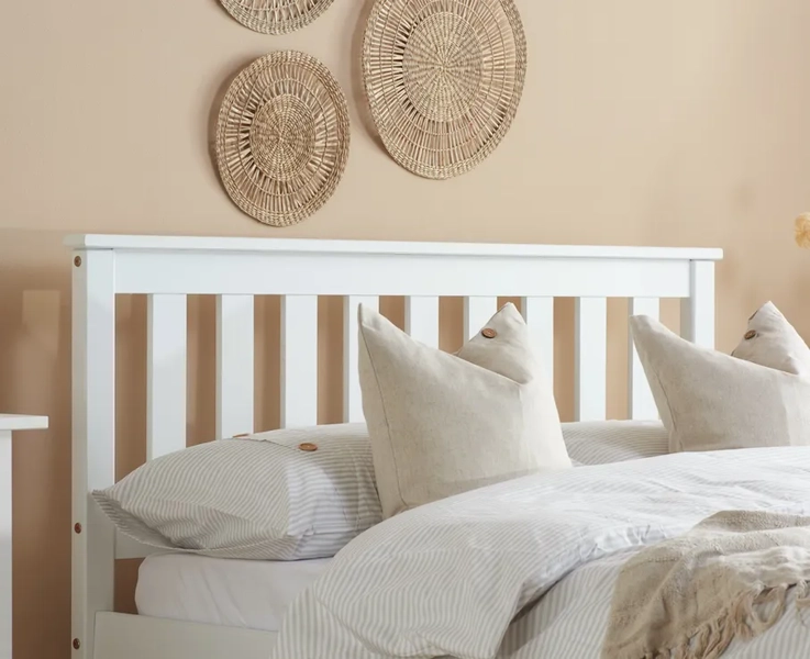 Cosmo White Bed Frame